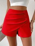 Shorts Mayaa com Detalhe Frente Pregueada - Tiffani Moda Feminina